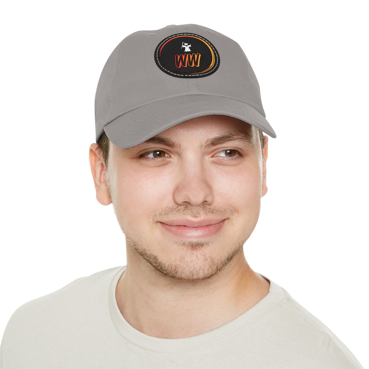 WizardWard Dad Hat with Leather Patch – Stylish Adjustable Baseball Cap for TCG Enthusiasts, Collectors, and Gamers
