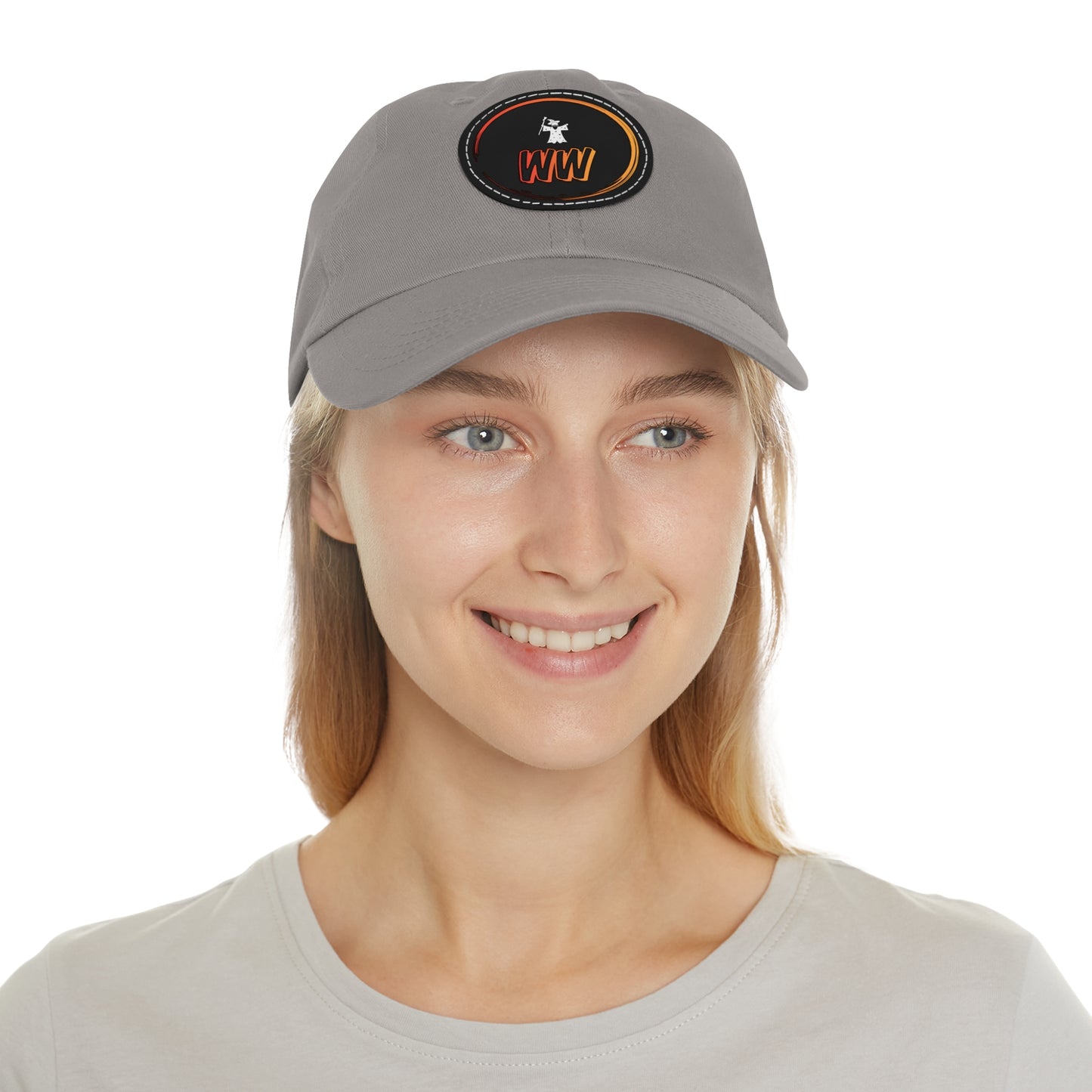 WizardWard Dad Hat with Leather Patch – Stylish Adjustable Baseball Cap for TCG Enthusiasts, Collectors, and Gamers