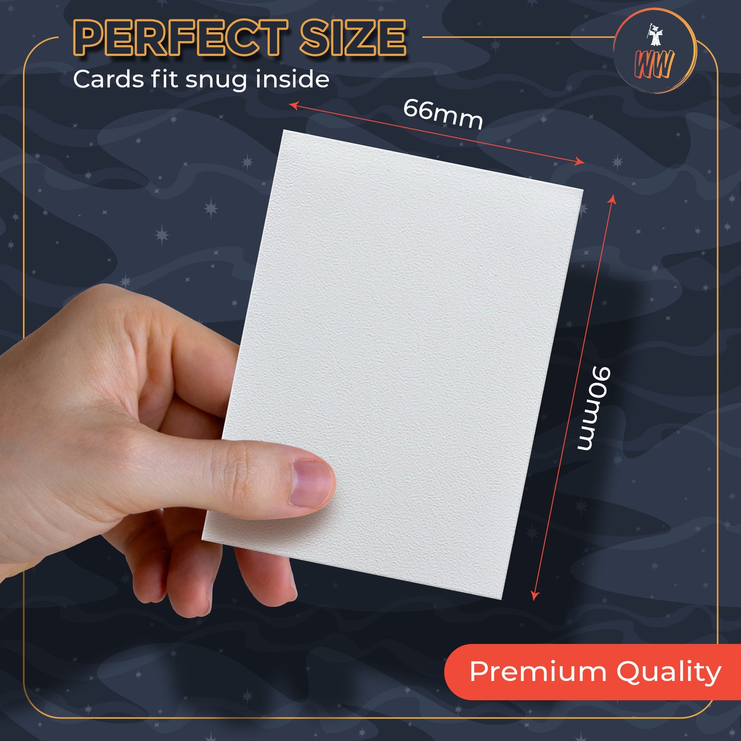 MTG Card Sleeves (White Textured) - Pack of 105 - Smooth Shuffling, 100 Micron Thickness - 66mm x 90mm, Compatable with Disney Lorcana